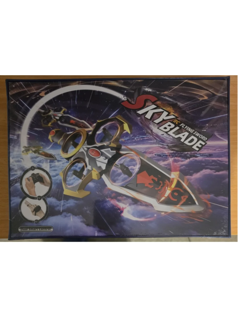 Boys Unbranded RC Flying Sword Quadcopter Toy One Size Black Gold